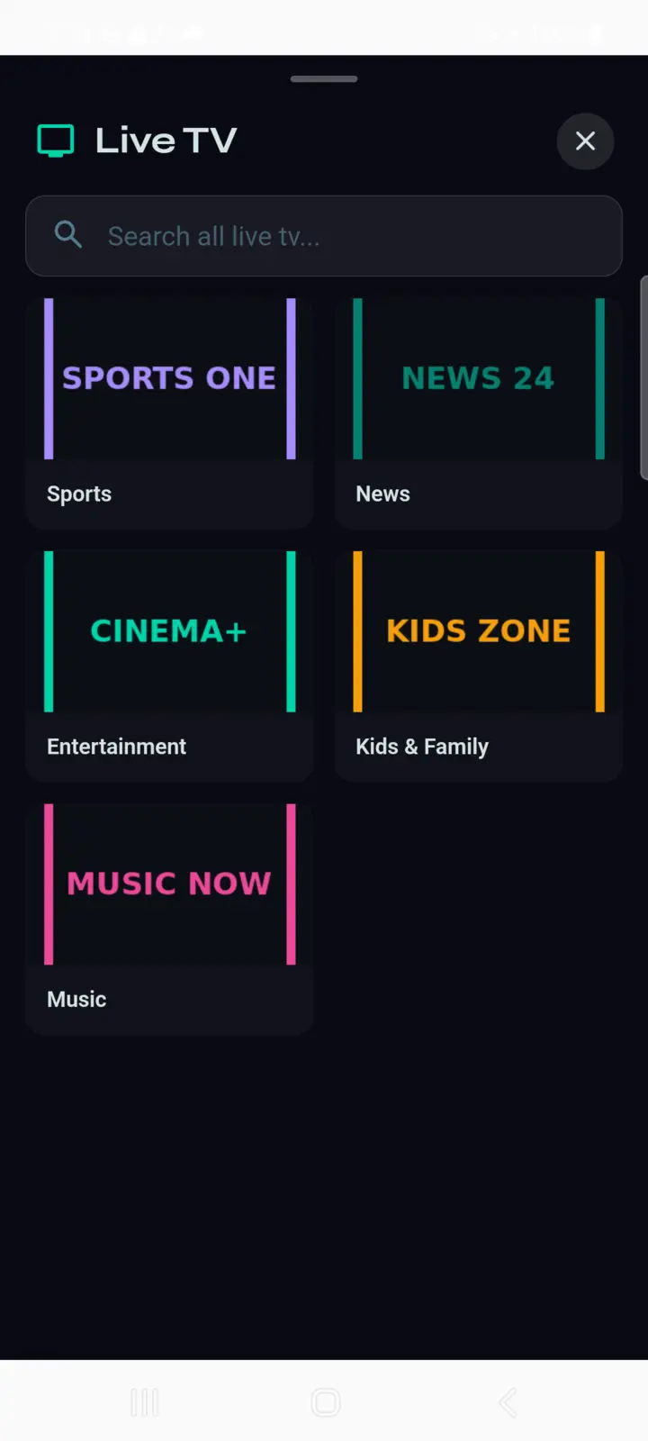 Velo on mobile — continue watching and fresh arrivals